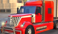 American Truck Car Driving