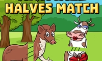 Animals Halves Match