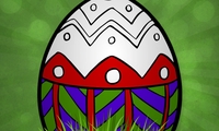Handmade Easter Eggs Coloring Book
